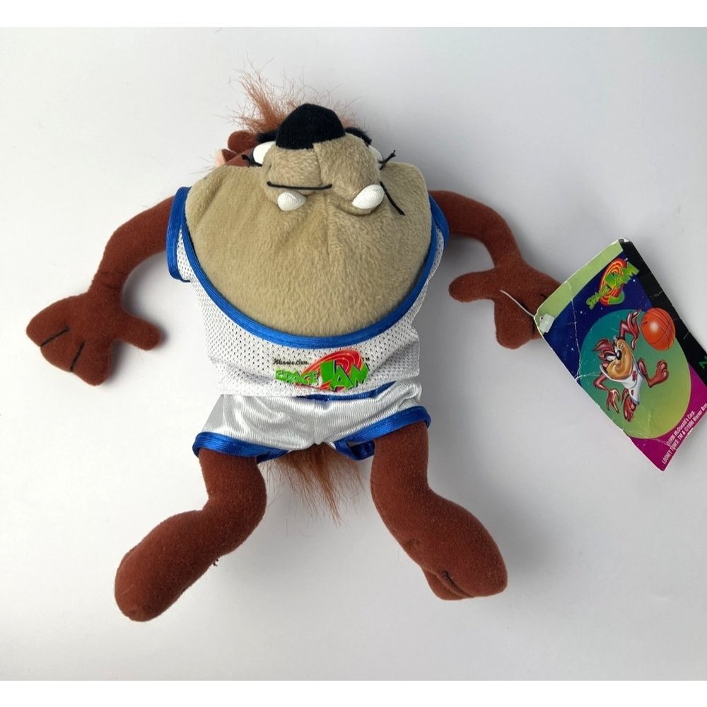 Vintage 1996 Warner Bros Space Jam Looney Tunes Taz 8"